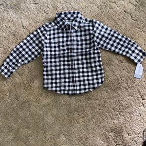 BNWT Carter’s boys button shirt size 4T